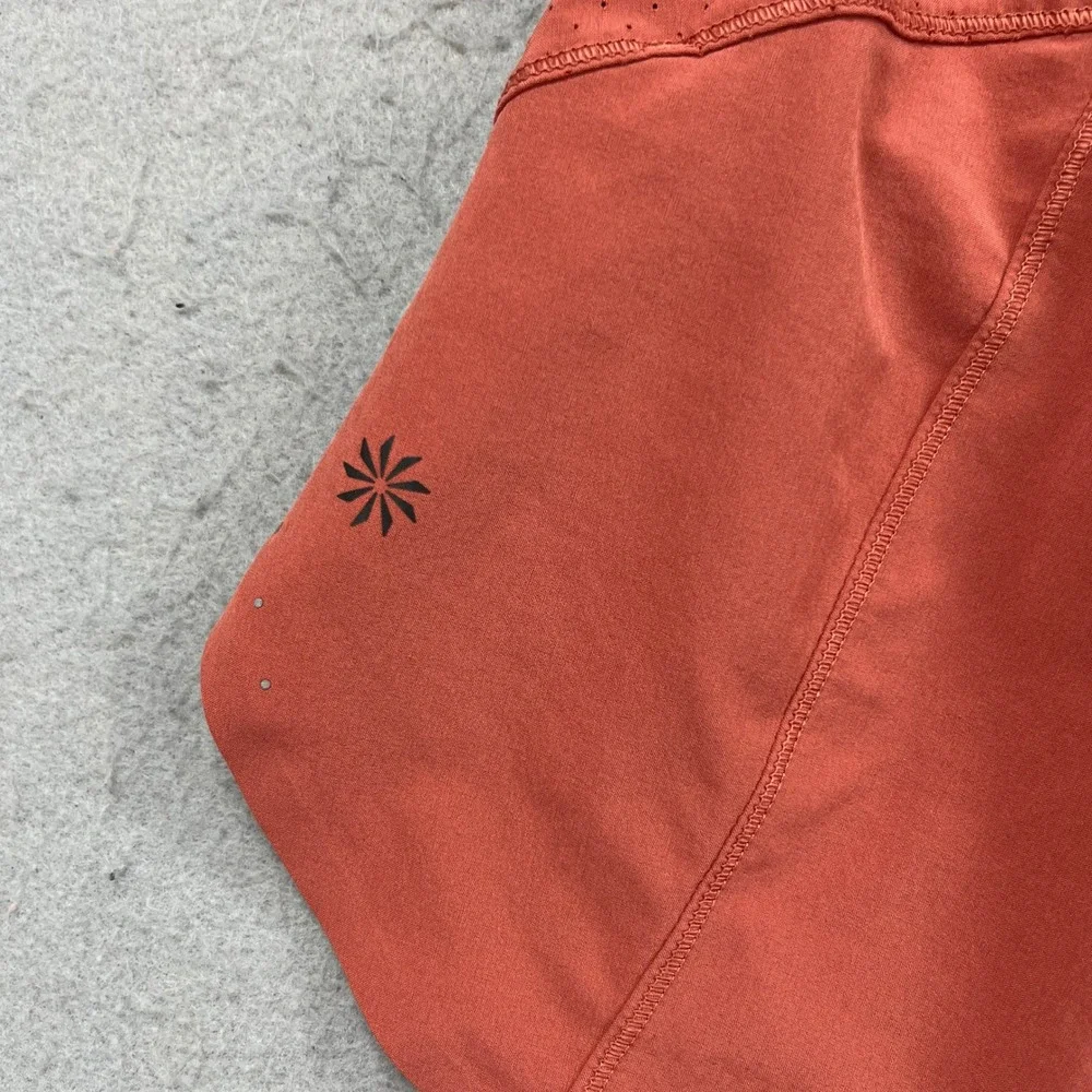 Athleta Shorts Womens SP Rust Orange Run With It 4.5 Stretch Athletic Running